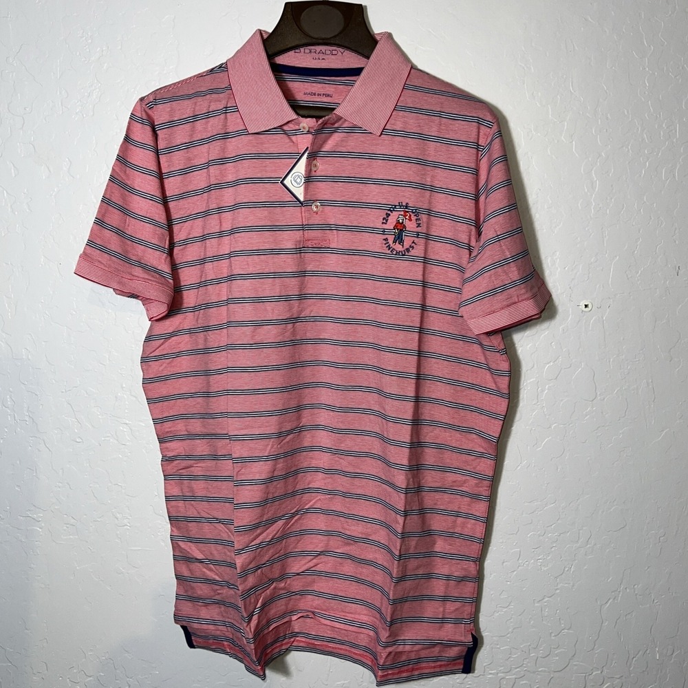 NEW 124th U.S. Open at Pinehurst' B. Draddy Golf Polo Men's MED. Bryson D. Win